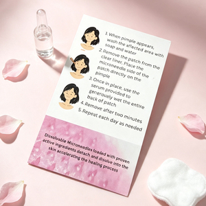 Carte en papier blanc personnalisée, impression personnalisée, laminage imperméable pour carte de remerciement de marque cosmétique - Product Image 4