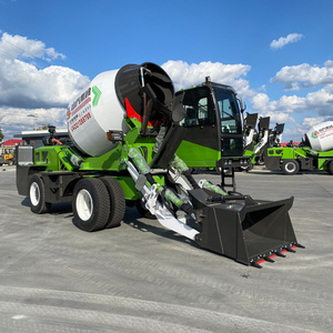Camión Mezclador de Concreto Autocargable de 3.5m³ de Alta Resistencia con Motor Diésel, Mezcladora de Concreto Autopropulsada para Grandes Obras de Construcción de Cimentaciones - Product Image 1