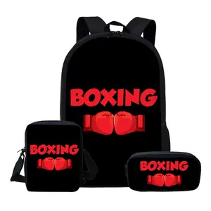 Arts Boksen Judo Printing Schooltas Sets Voor Tiener Jongens Kinderen Terug Pakken Custom Fasion Hoge Schooltassen Rugzak