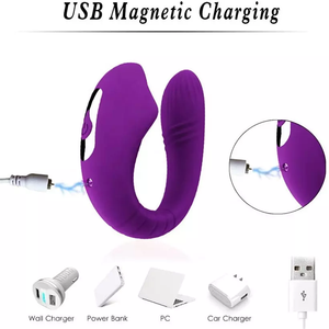 Celana dalam getar bentuk U dapat diisi ulang Remote <span class=keywords><strong>G</strong></span> <span class=keywords><strong>Spot</strong></span> mainan seks bergetar untuk pasangan Juguetes seksi Para paredas - Product Image 3