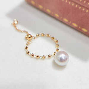 Anillo de Plata de Ley S925 10739DIY con Hermoso Soporte Redondo Vacío para Múltiples Perlas de 2-3 mm, Elegante Accesorio de Joyería - Product Image 1