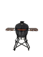 Barbecue Kamado de luxe de 22 pouces de la série Kimber, motif pierre, pour utilisation en extérieur avec système de charnières spécial