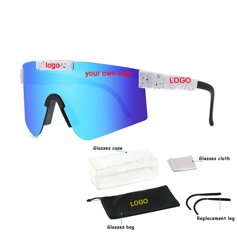2022 Cost-effective Outdoor Bicycle brand Custom logo Driving Running UV400 Windproof PC Sport Sunglasses
