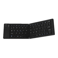 HB023S Clavier BT Pliant Sans Fil Mini Clavier Portable Universel pour Tablettes Ordinateurs Portables Téléphones Mobiles Bureaux En Plein Air