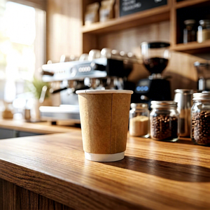 Gobelets en papier pour les chariots à café mobiles, les cafés éphémères, les vendeurs de rue et les entreprises de boissons saisonnières - Vente en gros - Product Image 1
