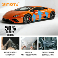 Film de protection de peinture pour voiture en TPU PPF adhésif sensible à la pression, haute brillance, 1,52*15m, résistant aux rayures, hydrofuge
