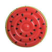 Robuste PVC gonflable rouge pastèque île piscine flotteur tranche de fruits matelas à eau salon de natation radeau pour enfants adultes