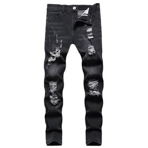 Pantalones Vaqueros Rectos de Mezclilla para Hombre Rock Revival, Color Azul Claro, Corte Holgado, Estilo Juvenil - Product Image 1