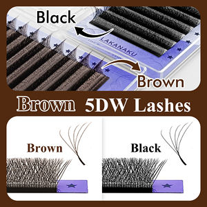 Vente en gros de plateaux d'extensions de <span class=keywords><strong>cils</strong></span> YY C D <span class=keywords><strong>M</strong></span> Marron, logo personnalisé, colorées, extensions de <span class=keywords><strong>cils</strong></span> 5D W, fournisseur de <span class=keywords><strong>cils</strong></span> Cilia 0.07 Clover Lash Supplies - Product Image 5
