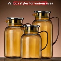 Pichet à jus en acrylique marocain, résistant aux chocs, pour boissons, théière de restaurant, distributeur d'eau chaude/froide, grand format, idéal comme cadeau