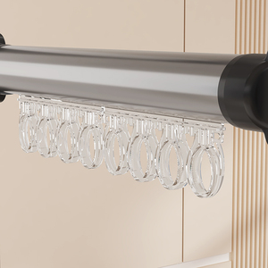 Tendedero de <span class=keywords><strong>Ropa</strong></span> de Acero Inoxidable, Tendedero Doble, Tendedero de <span class=keywords><strong>Ropa</strong></span> Independiente, Organizador de Lavandería Grande - Product Image 6