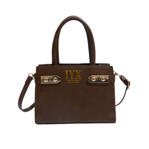 Tote Bag for Women PU Leather Handbag with Gold Hardware Crossbody Shoulder <strong>Purse</strong> in <strong>Pink</strong> Blue Black Brown White - Product Image 6