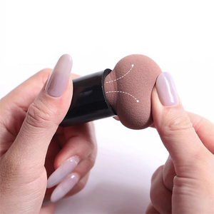 Éponge de maquillage lavable <span class=keywords><strong>en</strong></span> <span class=keywords><strong>forme</strong></span> de <span class=keywords><strong>champignon</strong></span> à tête ronde Kamanzi, éponge de beauté pour fond de teint et poudre - Product Image 3