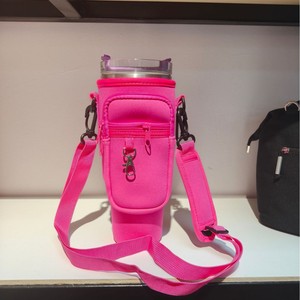 Adjustable Shoulder Strap Water Bottle Carrier Bag Neoprene Fabric Cup Sleeve with Water Bottle Holder - Product Image 6