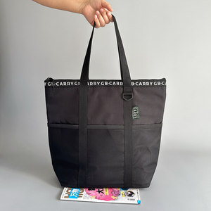Grand sac à main à bandoulière Oxford, sac de voyage pour homme, sac fourre-tout avec logo brodé, sacs à main - Product Image 4