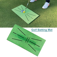 Tapis de golf à impact de détection de chemin de balançoire de qualité supérieure Entraîneur d'entraînement de frappe Aide au golf intérieure et extérieure Tapis d'entraînement de golf