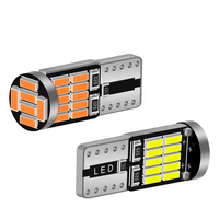 Ampoules LED W5W T10 26SMD 4014 6000K Canbus 5W 12V pour éclairage intérieur de voiture (lumière de carte, plafonnier, stationnement, positionnement, feux de signalisation)