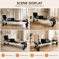 Reformer de Pilates Professionnel en Aluminium avec Design Ergonomique pour Studios de Pilates