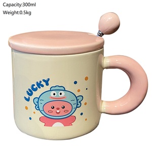 Tazza in Ceramica Carina per Casa e Coppie, Design Elegante, con Cannuccia, per Caffè, Tè e Altre Bevande, Logo Personalizzato, Regalo Perfetto per Amici - Product Image 6
