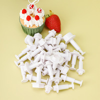 Lot de 3 moules de découpe en silicone écologique pour boucles d'oreilles, outils pour argile polymère, poterie, sculpture, formes cœur et étoile, pour gâteaux DIY