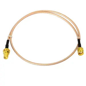 Superbat OEM RG316 Coaxial Cable To SMA SMA WiFi Antenna Extension RF Cable Assembly