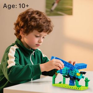 Juego de bloques de construcción de la serie de insectos personalizados PUNGROW, abeja, Libélula, escorpión, bloques de plástico, montaje Natural, regalo educativo para niños - Product Image 6