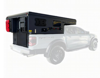 Module de camping escamotable tout-en-un pour usage urbain avec couverture double couche, fonctions de transport et de tente pour les trajets quotidiens