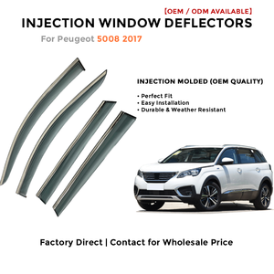 Déflecteurs de fenêtre latérale pare-pluie pour Toyota Cruiser 2019-2020 accessoires auto - Product Image 2