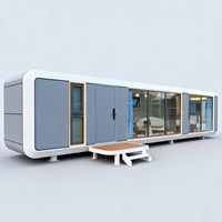 Cabane Apple, maisons préfabriquées modulaires au design moderne et portable, pod de jardin, maisons conteneurs habitables