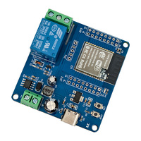 ESP32E Modul Relai 30A Empat Saluran dengan ESP32-C6 WIFI Terpasang untuk Modul Papan Pengembangan Antarmuka Tipe-C Terpasang Lengkap