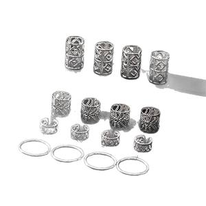 Anneaux de raccordement métalliques larges de style européen et américain pour extensions de cheveux à micro-anneaux 2024 - Product Image 2