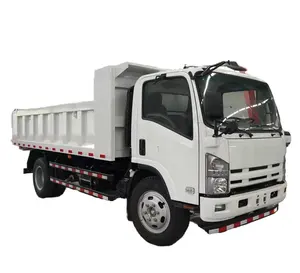 Japanese Brand 5 Tons 98Ps ISUZ U 100P/600P/700P Light Dump Truck tipper Truck for Sale