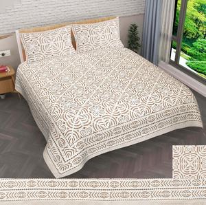 Respirant toutes saisons écologique maison couvre-lit ensemble hôtel de luxe ajusté coton drap de lit couette drap de lit ensemble de literie - Product Image 6