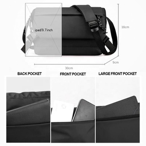 Sac bandoulière croisé de randonnée, motif géométrique tendance, personnalisable avec logo, pour printemps et été, usage extérieur - Product Image 3