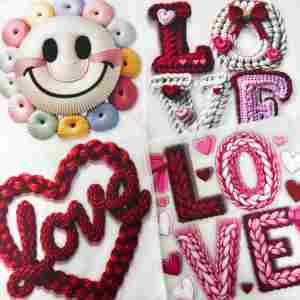 Vinyle de transfert thermocollant imperméable en fil de fausse fourrure durable pour Pâques, prêt à presser, pour vêtements - Product Image 5