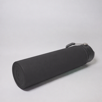Bouteille d'eau isotherme portable en acier inoxydable pour adulte, 750 ml, anti-fuite, avec paille et poignée, idéale pour la randonnée et le camping
