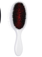 Logo personnalisé coussin d'air ABS Nylon poils de sanglier peigne de massage cheveux lisses moelleux ovale airbag brosse