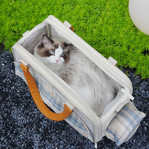 Nouveau pliable chat chien transporteur de voyage grand espace respirant sac pour animaux de compagnie avec oreiller doux pour l'extérieur fournitures pour animaux de compagnie - Product Image 4