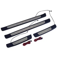 Pour Toyota Camry 2018-2026 8ème et 9ème génération, bande de seuil de porte lumineuse bleue, éclairage LED intégré, couvre-seuil, lumières de bienvenue pour Camry