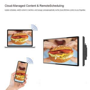 Interactive Wall Mount Advertising Kiosk Digital Signage <strong>Monitor</strong> with CMS Information System Plastic Material OEM <strong>Supplier</strong> - Product Image 3