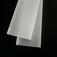 Baoming 60 mm Extrusion PC Couvertures et abat-jour de lampe en relief Couverture de diffuseur prismatique en acrylique Blanc laiteux Transparent