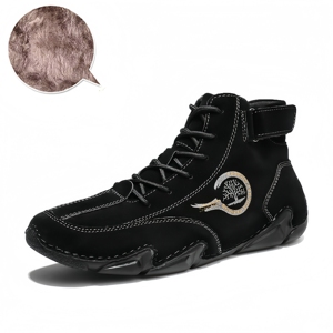 Bottes courtes décontractées montantes pour hommes en microfibre Octopus, grandes tailles, avec support, logo OEM personnalisé, tendance mode, chaussures de marche souples - Product Image 5