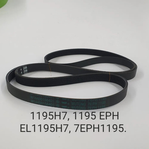 Correa de Transmisión Acanalada Tipo H Eléctrica 1195H7 C00089652 para <span class=keywords><strong>Lavadora</strong></span> <span class=keywords><strong>Whirlpool</strong></span> Indesit Ariston - Product Image 2