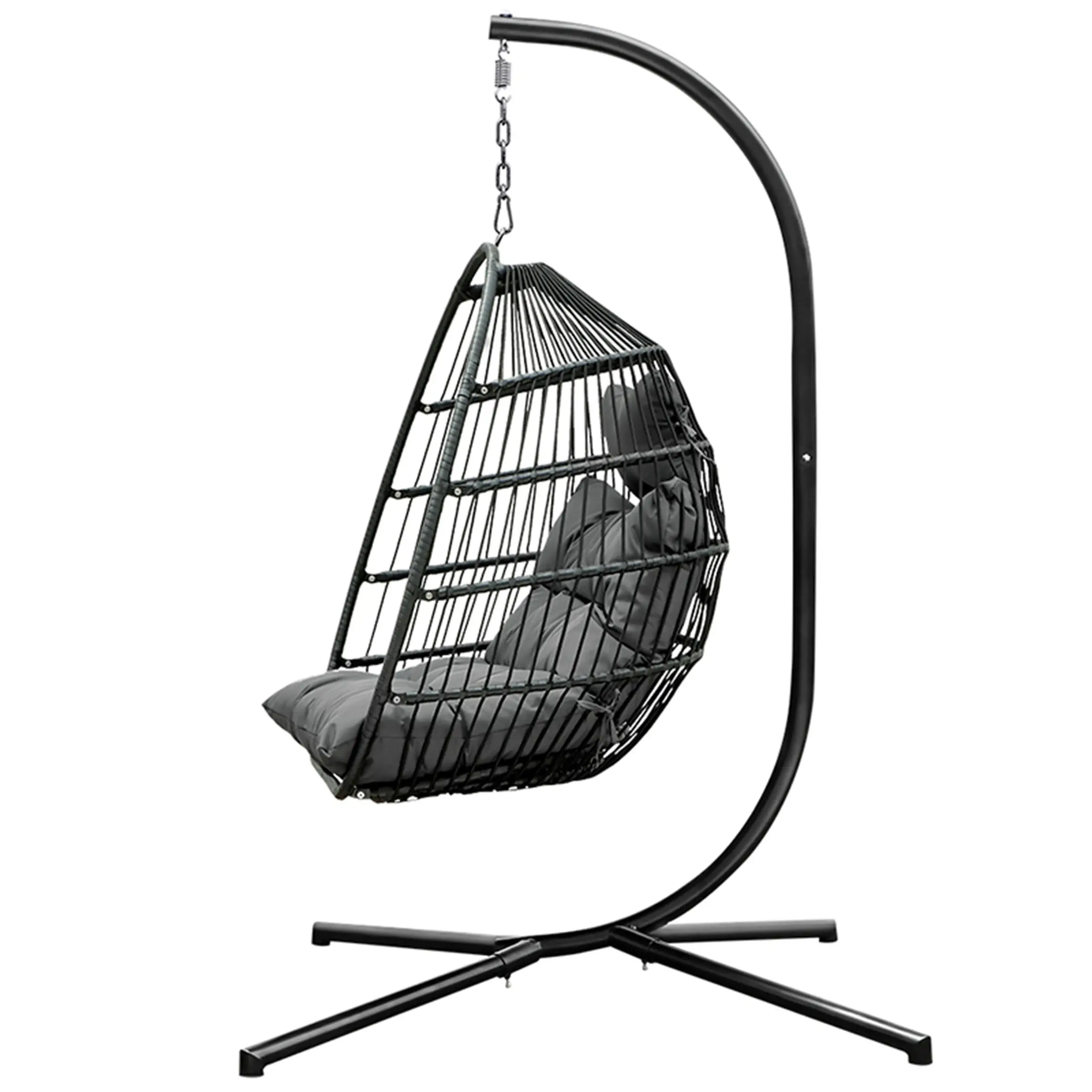 Best Selling Warmly Welcomed European American Style Astonishing,Quality Eye catching Ergonomic Design Patio Egg Swing Chair/