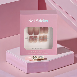 Vente en gros de boîtes à <span class=keywords><strong>faux</strong></span> ongles avec strass-Design pailleté pour les fêtes et les événements de mariage - Product Image 1