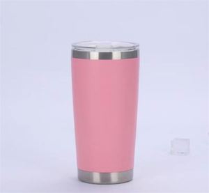 Gobelet mat uni 20 oz Rose Noir Rose vif Violet Rouge Jaune Vert Turquoise Blanc Orange Gobelet ASM25 - Product Image 3