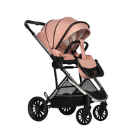 Ensemble siège auto et poussette de luxe pour bébé de haute qualité poussette de voyage pliable pour bébé poussette landau 3 en 1 avec siège auto