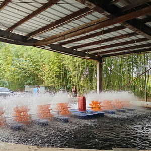 Aérateur à roue à aubes flottante à 16 pales, 5 CV électrique pour étang à crevettes - Product Image 5