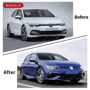 2019-In Kit de carrosserie d'accessoires de voiture pour Volkswagen <span class=keywords><strong>Golf</strong></span> 8 Update <span class=keywords><strong>8R</strong></span> Kit de carrosserie comprend pare-chocs avant lèvre avant jupes latérales diffuseur - Product Image 6