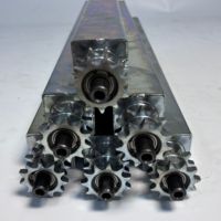 Ligne de convoyeur à rouleaux en acier inoxydable pour le transport de rouleaux non motorisés galvanisés avec composants de roulement à billes